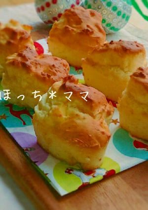 材料3つdeお手軽チーズぱん❤HM使用-レシピのメイン写真