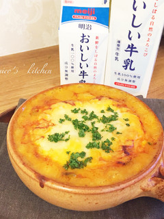 甘みのあるソースが決めて☆簡単ラザニア風-レシピのメイン写真