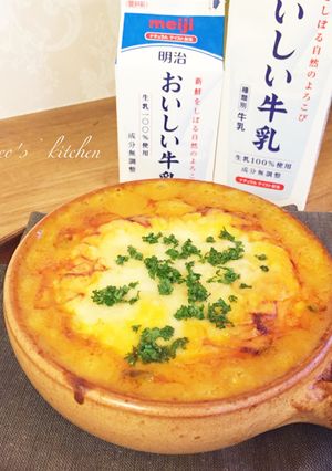 甘みのあるソースが決めて☆簡単ラザニア風-レシピのメイン写真