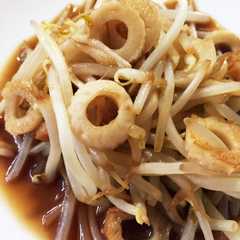 給料日前や昼食に☆もやしと竹輪の甘辛炒め-レシピのメイン写真