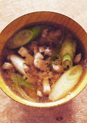 干しシイタケの戻し汁でつくるミニマム豚汁-レシピのメイン写真