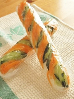 スティックおにぎり 浅漬けストライプ-レシピのメイン写真