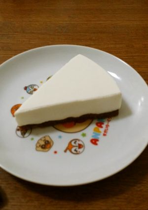 濃厚！クリチ不使用でレアチーズケーキ風❤-レシピのメイン写真