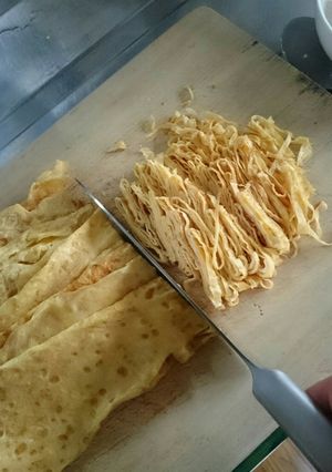簡単！くるくるぺろりんで錦糸たまご-レシピのメイン写真