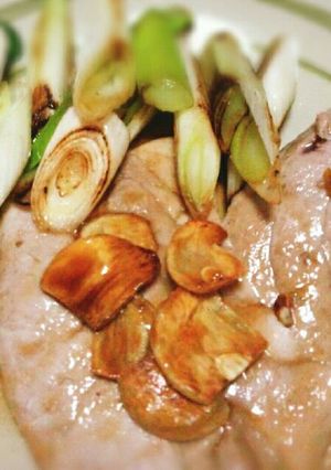 ウマウマ！マグロのガリバタ醤油ステーキ☆-レシピのメイン写真