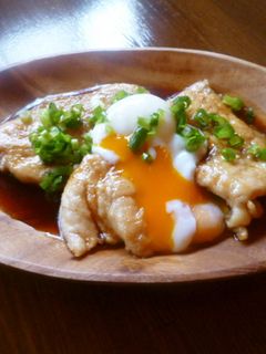 やわらか鶏むね肉の照り焼き♡温玉添え♪-レシピのメイン写真