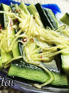 寿司酢で作るキュウリと生姜の甘酢漬け-レシピのメイン写真