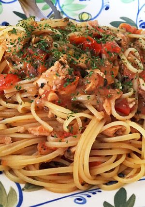 フレッシュトマトとツナのパスタ-レシピのメイン写真