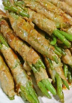 インゲンの肉巻き-レシピのメイン写真
