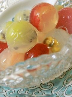 九龍球 涼しげ夏の美的ビー玉スイーツ-レシピのメイン写真
