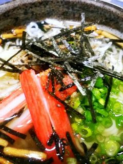 お茶漬け素麺♬*゜-レシピのメイン写真