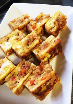 美味しい♡かき揚げ入り玉子焼き-レシピのメイン写真