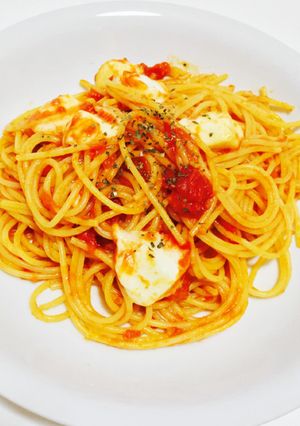 トマトとモッツァレラチーズのパスタ-レシピのメイン写真