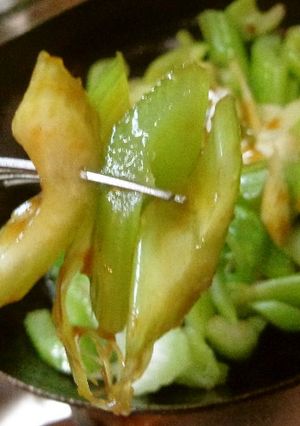 最速のオイスターソースのセロリ炒め-レシピのメイン写真