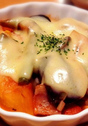 チーズのせラタトゥイユ(*^-^*)-レシピのメイン写真