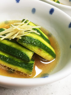 ズッキーニの煮浸し-レシピのメイン写真