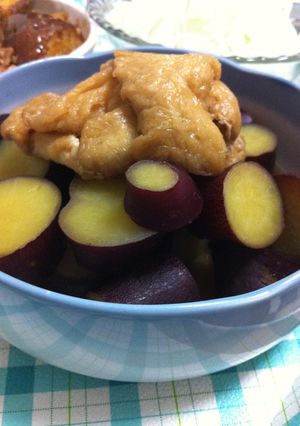 端休めに 小芋と油揚げの煮物-レシピのメイン写真
