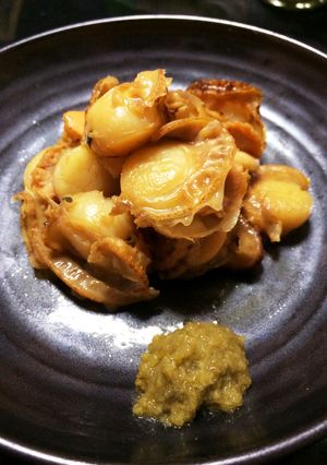 【おつまみ】柚子胡椒で食べる焼きホタテ-レシピのメイン写真