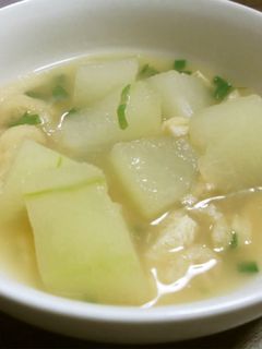 冬瓜と油揚げの昆布茶煮-レシピのメイン写真