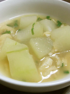 冬瓜と油揚げの昆布茶煮-レシピのメイン写真