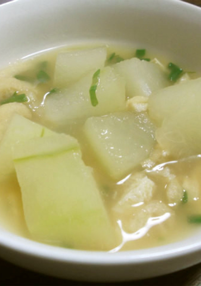 冬瓜と油揚げの昆布茶煮-レシピのメイン写真