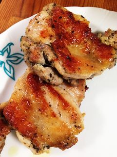 鳥もも肉のにんにくバジル焼き-レシピのメイン写真