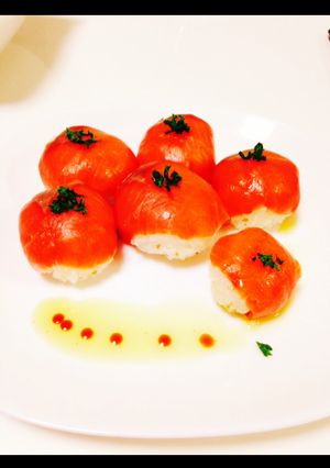 スモークサーモンのまり寿司-レシピのメイン写真