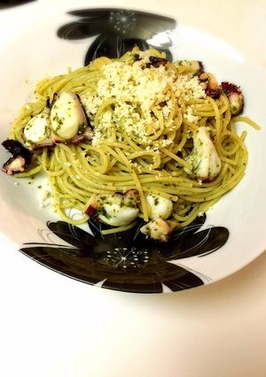 タコのジェノベーゼパスタ-レシピのメイン写真