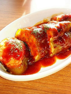 まるごとピーマンの肉詰め☆-レシピのメイン写真