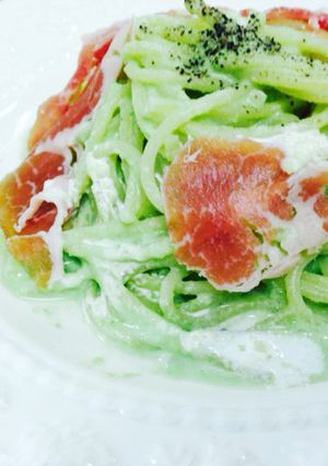 枝豆の冷製パスタ♪♪-レシピのメイン写真