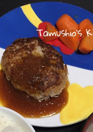 肉感たっぷり♡豆腐でかさ増しハンバーグ-レシピのメイン写真