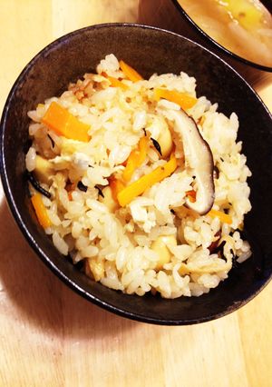 ひじきと大豆の炊き込みご飯-レシピのメイン写真