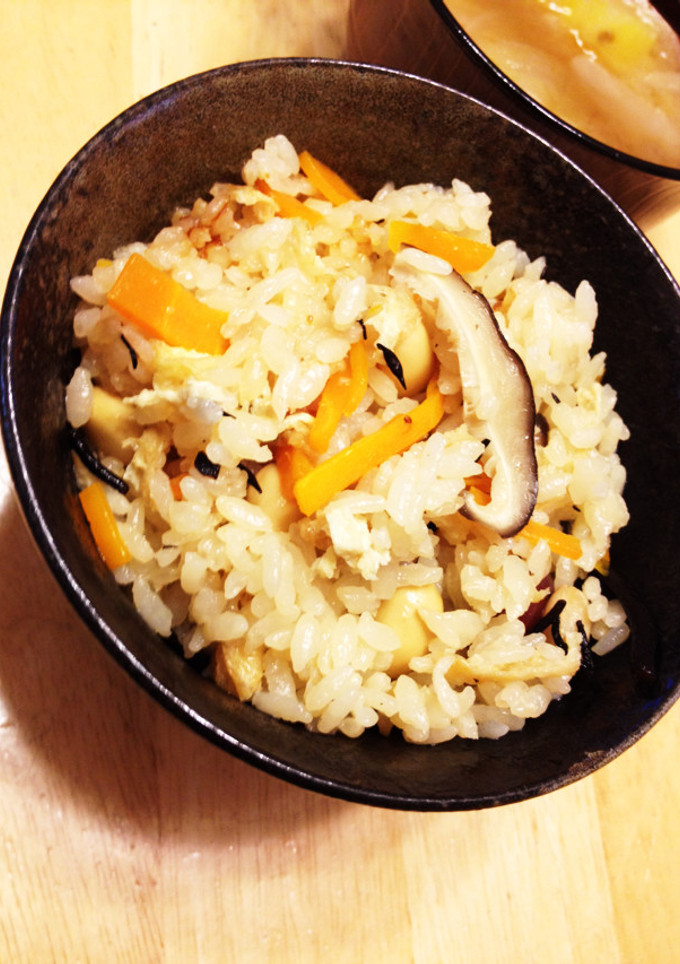 ひじきと大豆の炊き込みご飯-レシピのメイン写真