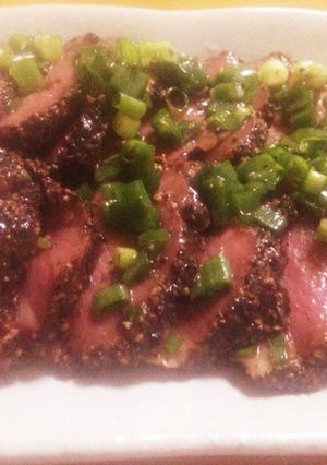 簡単 合鴨ロースのネギだく カルパッチョ-レシピのメイン写真