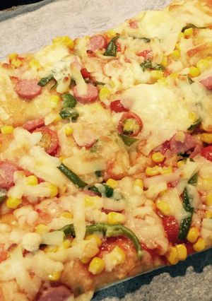 中力粉でふっくらピザ-レシピのメイン写真