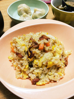 焼鳥缶とミックスベジタブルで簡単炒飯♡-レシピのメイン写真