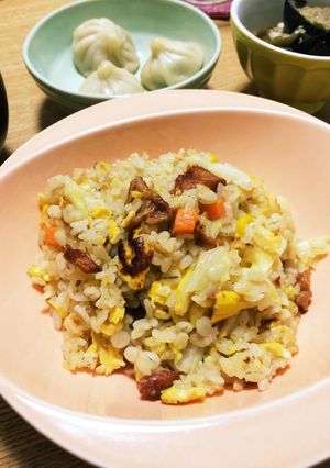 焼鳥缶とミックスベジタブルで簡単炒飯♡-レシピのメイン写真