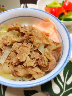 15分で完成☆簡単牛丼-レシピのメイン写真