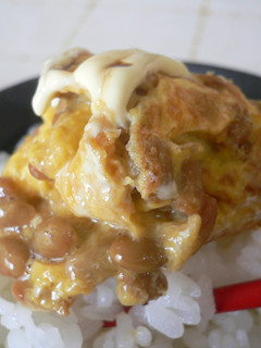 ごはんがすすむ!和風納豆オムレツ-レシピのメイン写真