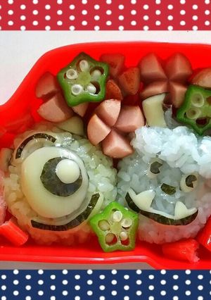 マイクサリーキャラ弁-レシピのメイン写真