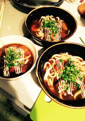 残りのカレーでカレーうどん-レシピのメイン写真