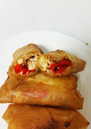 じゃがいもとパプリカのチーズ春巻き-レシピのメイン写真