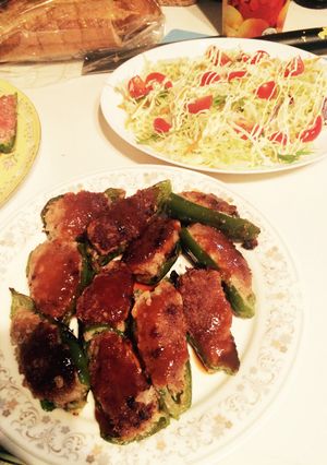ピーマンの肉詰め-レシピのメイン写真