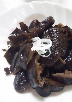 おばあちゃんの椎茸と昆布の煮物☆-レシピのメイン写真
