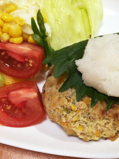 野菜ハンバーグ(和風)-レシピのメイン写真