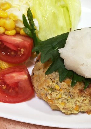 野菜ハンバーグ（和風）-レシピのメイン写真
