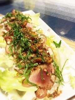 まるでお肉!?鰹のガーリックステーキ☆-レシピのメイン写真