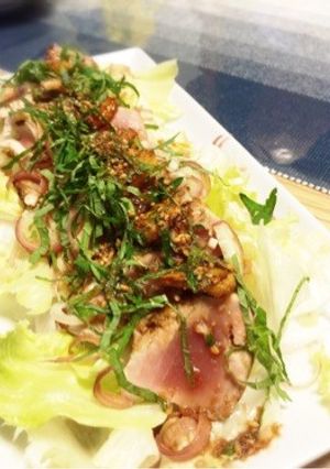 まるでお肉！？鰹のガーリックステーキ☆-レシピのメイン写真