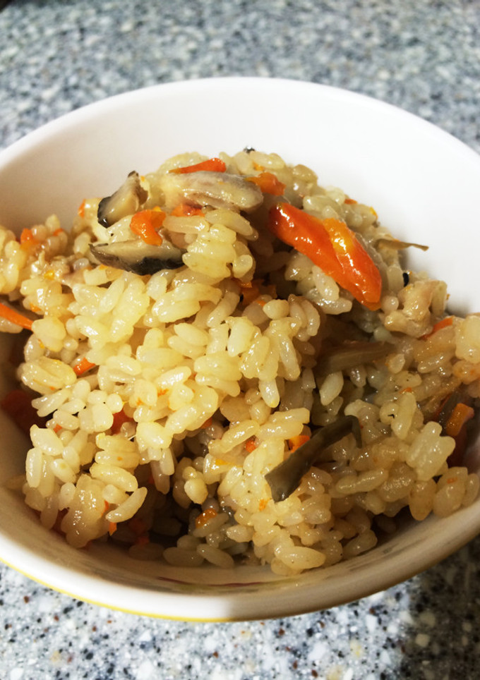 麺つゆ・きんぴらごぼう利用の炊き込みご飯-レシピのメイン写真
