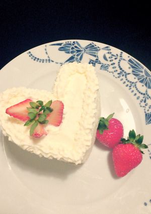 ハートのショートケーキ♡-レシピのメイン写真